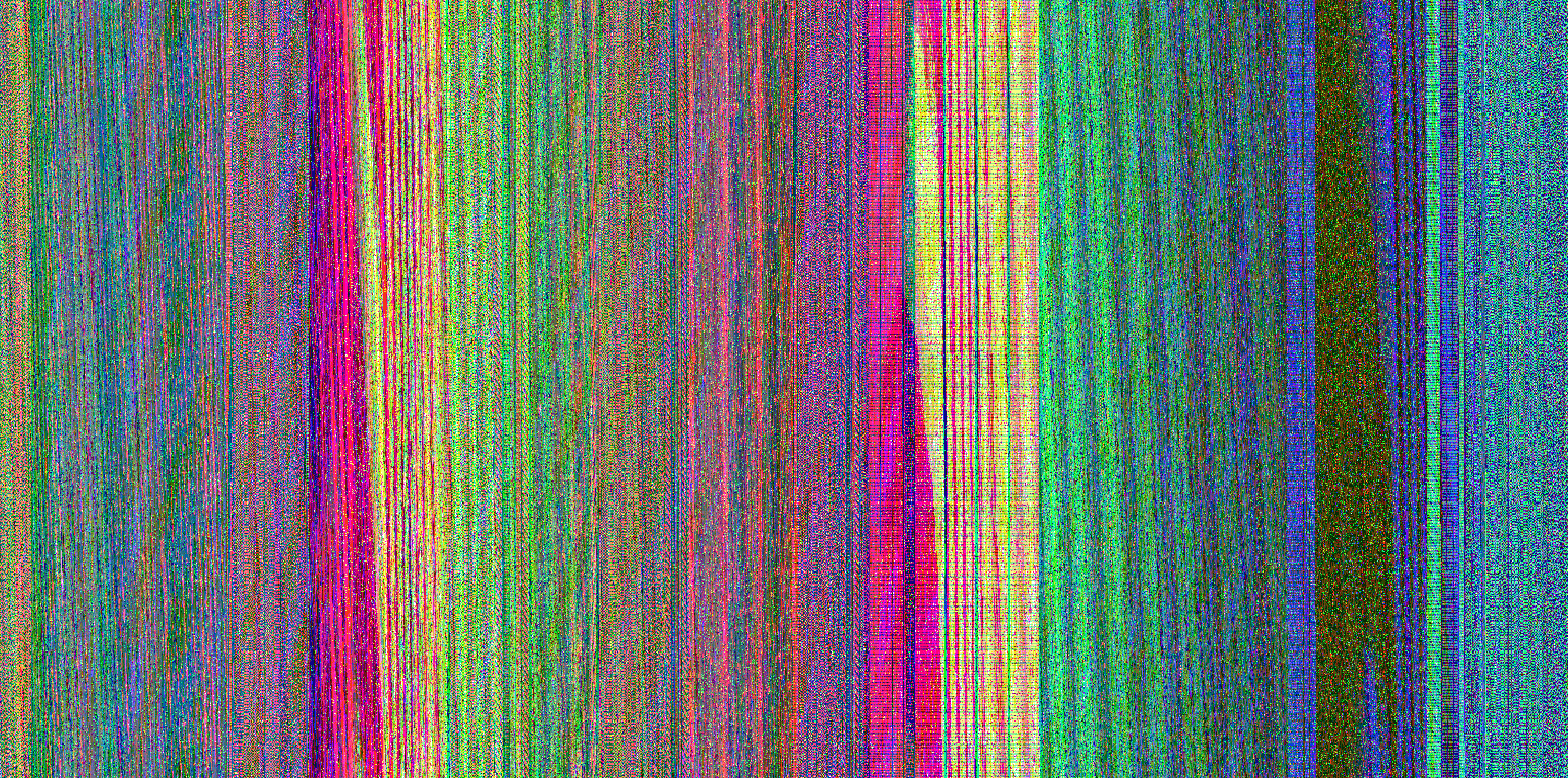pixelated rainbow curtain
